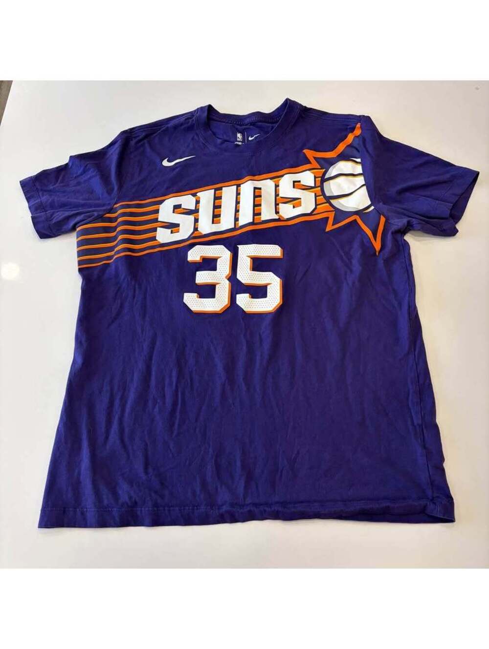 Nike Phoenix Suns Kevin Durant #35 T-Shirt Size Large